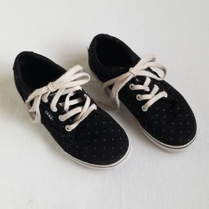 Girls VANS Black Polkadot Shoes
